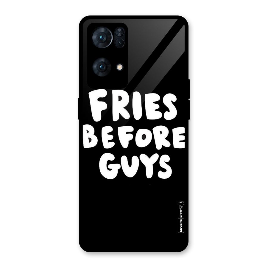 Fries Always Glass Back Case for Oppo Reno7 Pro 5G