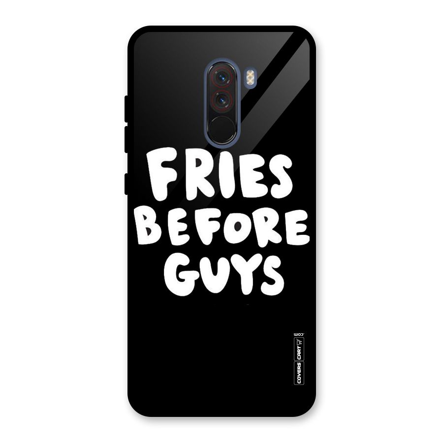 Fries Always Glass Back Case for Poco F1