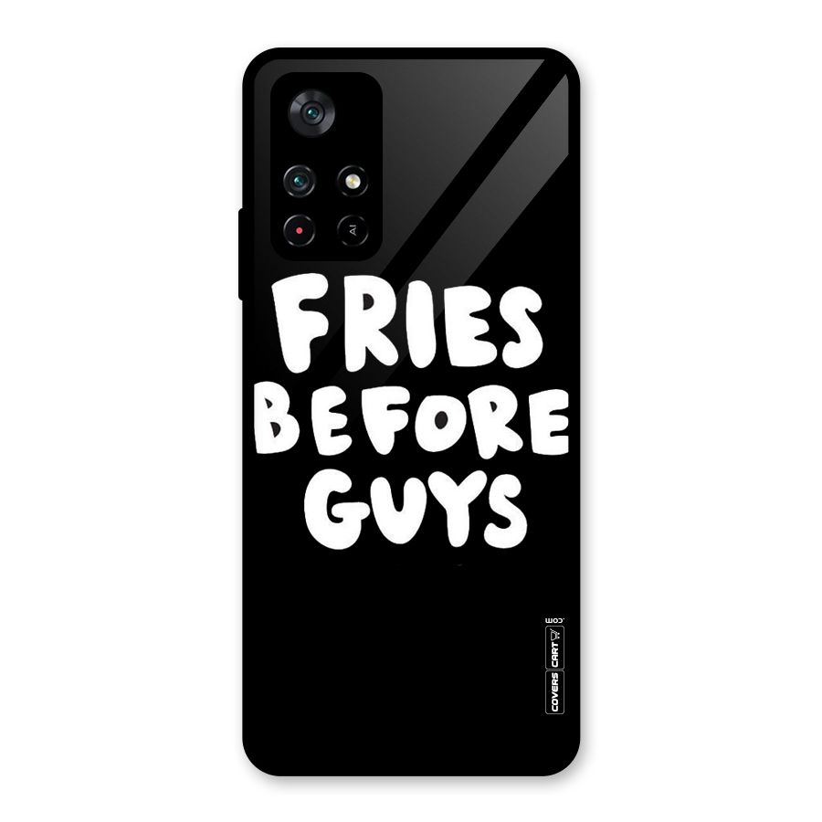 Fries Always Glass Back Case for Poco M4 Pro 5G