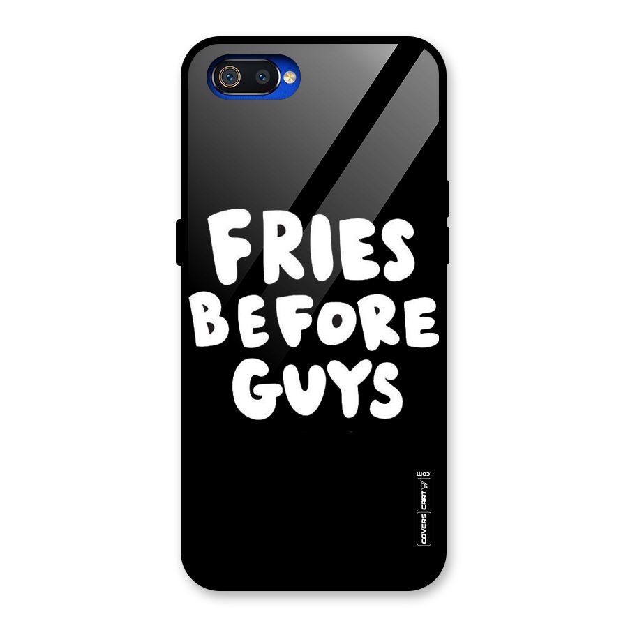 Fries Always Glass Back Case for Realme C2