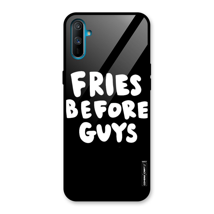 Fries Always Glass Back Case for Realme C3