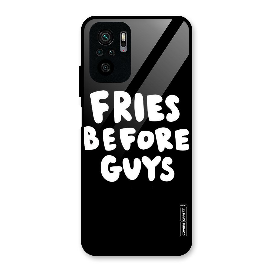 Fries Always Glass Back Case for Redmi Note 10S