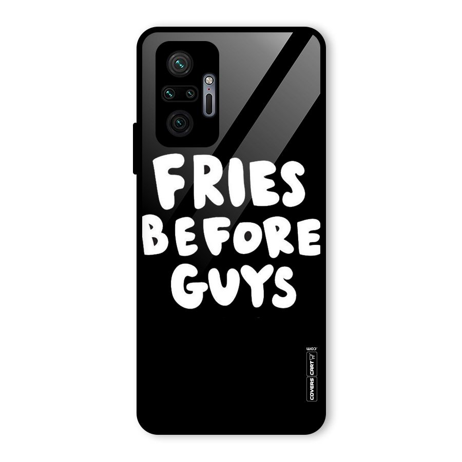 Fries Always Glass Back Case for Redmi Note 10 Pro Max