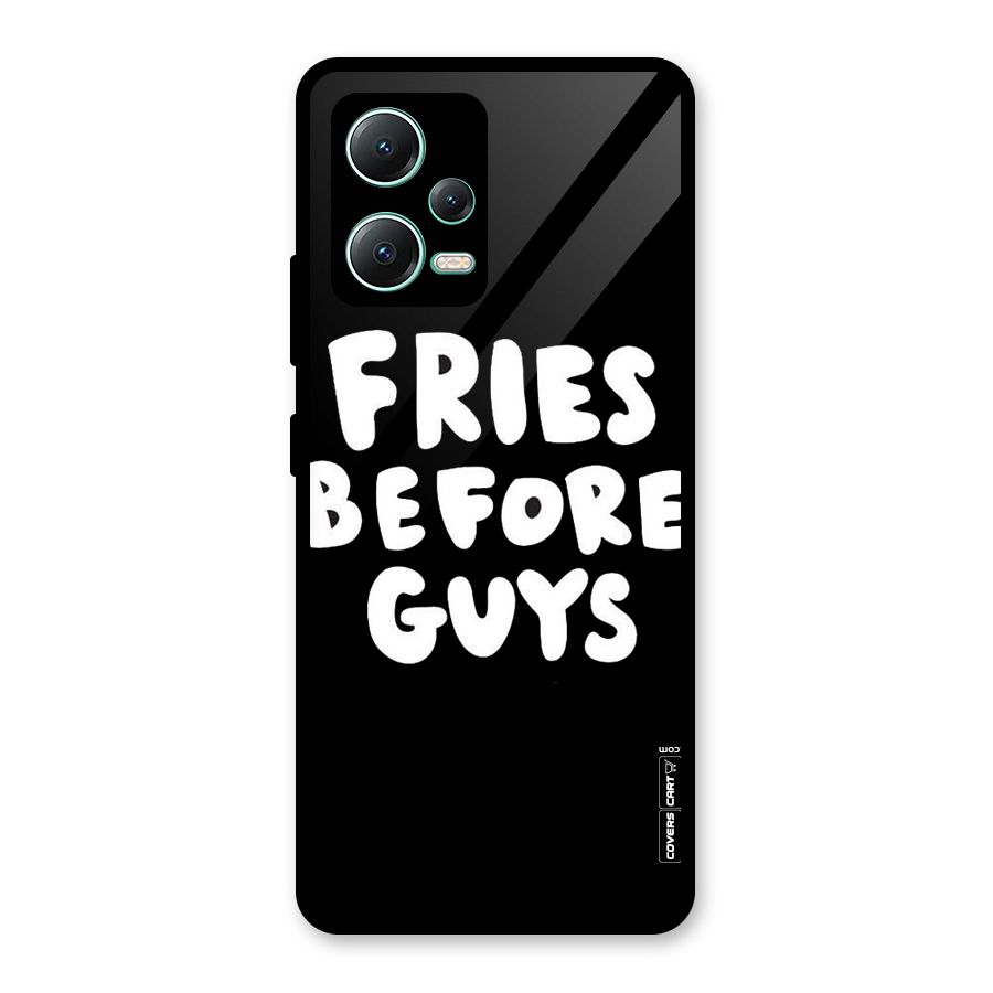 Fries Always Glass Back Case for Redmi Note 12 5G