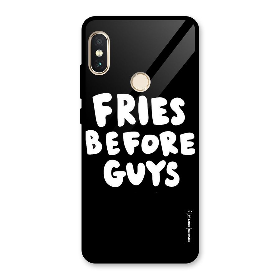 Fries Always Glass Back Case for Redmi Note 5 Pro