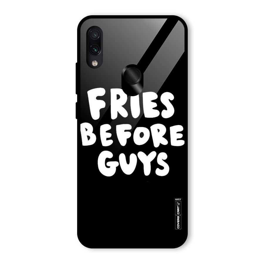 Fries Always Glass Back Case for Redmi Note 7 Pro