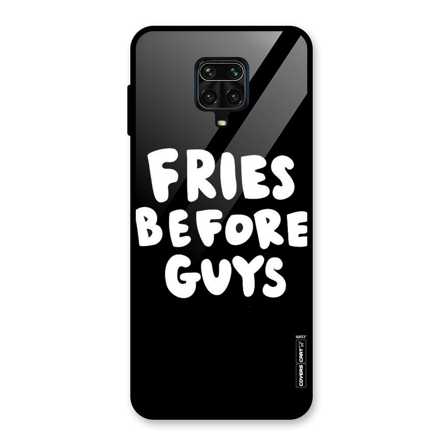 Fries Always Glass Back Case for Redmi Note 9 Pro