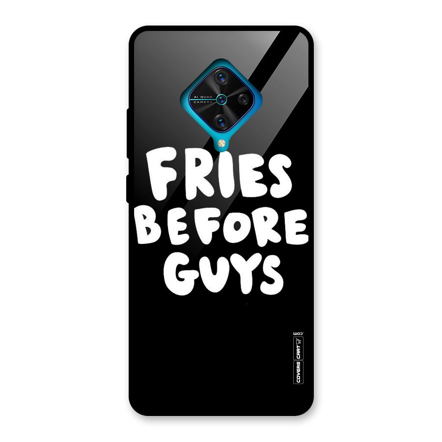 Fries Always Glass Back Case for Vivo S1 Pro