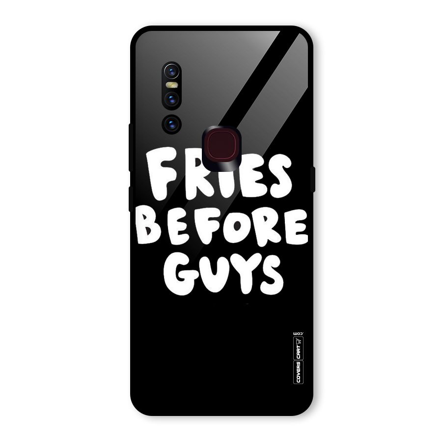 Fries Always Glass Back Case for Vivo V15