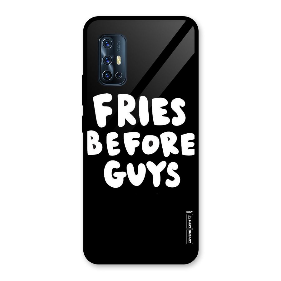 Fries Always Glass Back Case for Vivo V17