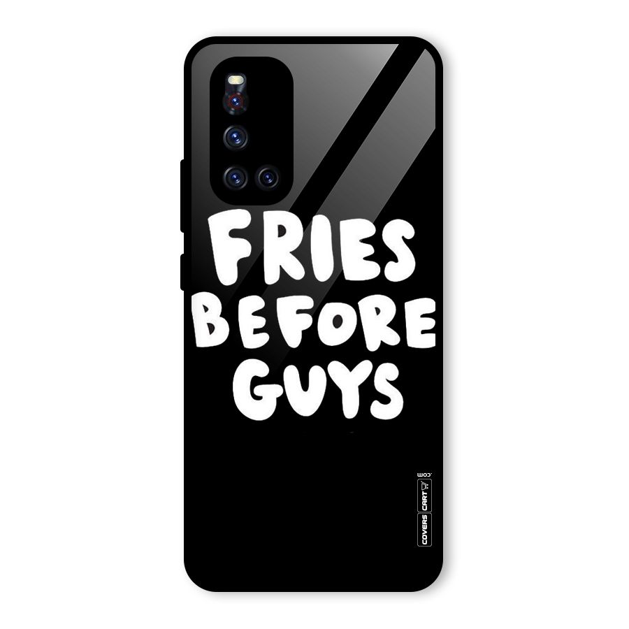 Fries Always Glass Back Case for Vivo V19