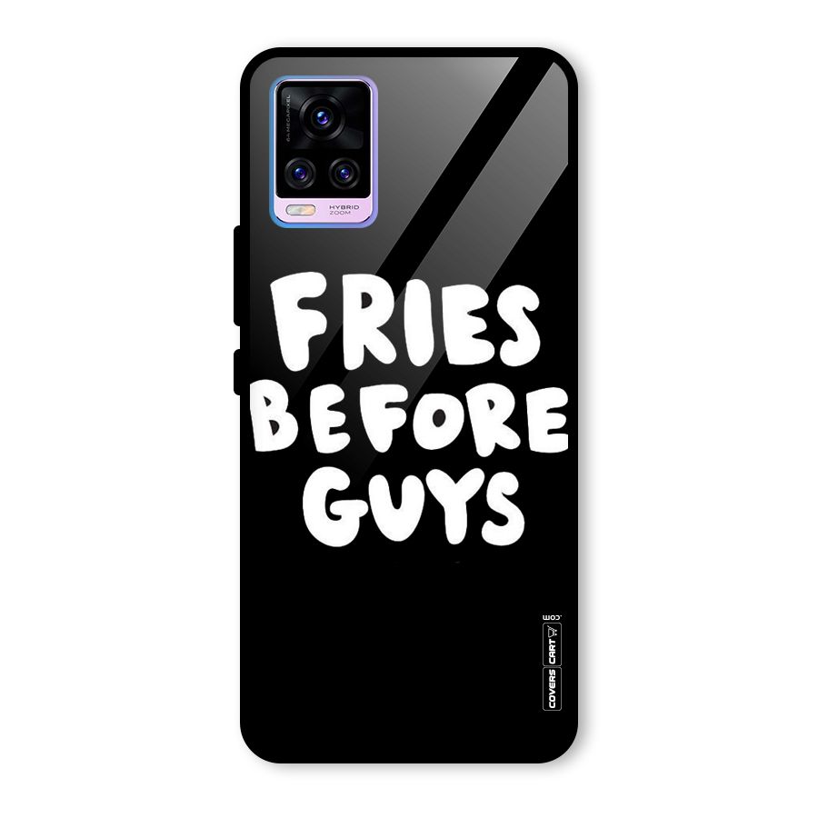 Fries Always Glass Back Case for Vivo V20 Pro