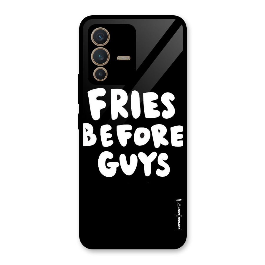 Fries Always Glass Back Case for Vivo V23 5G