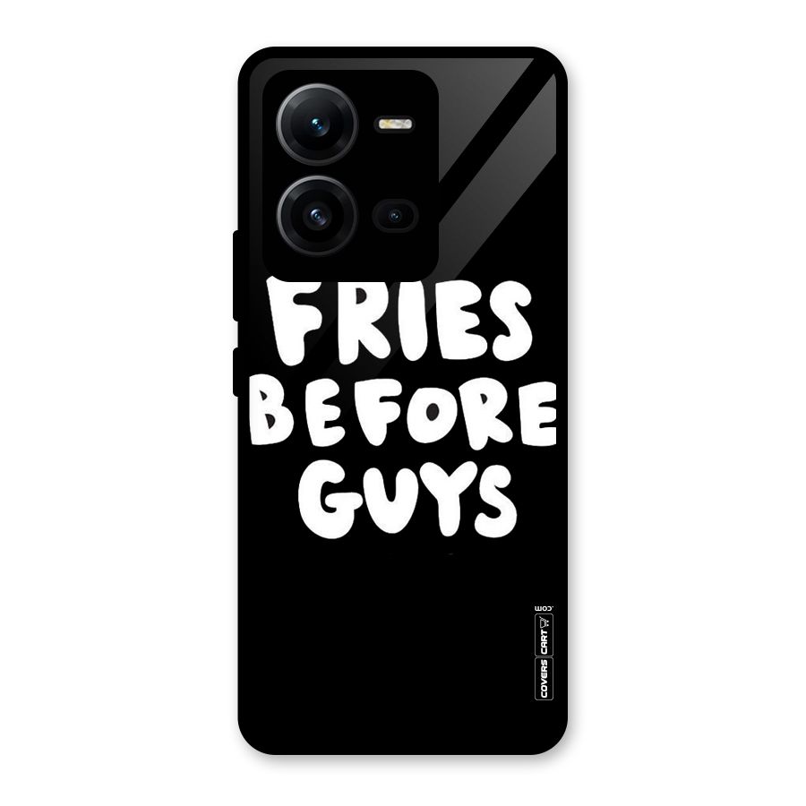 Fries Always Glass Back Case for Vivo V25