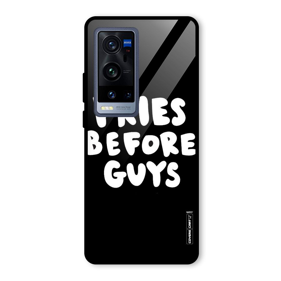 Fries Always Glass Back Case for Vivo X60 Pro Plus