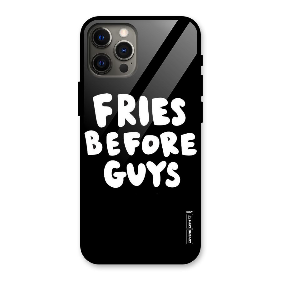 Fries Always Glass Back Case for iPhone 12 Pro Max