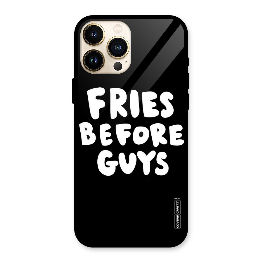 Fries Always Glass Back Case for iPhone 13 Pro Max