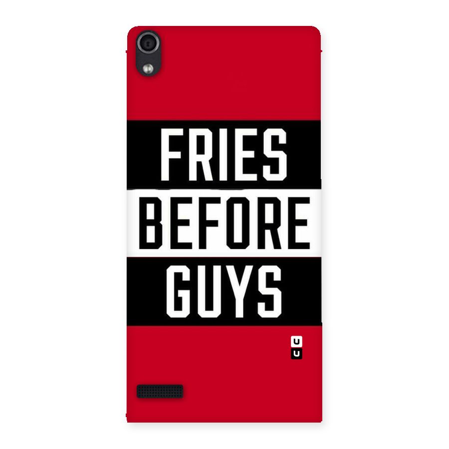 Fries Love Stripes Back Case for Ascend P6