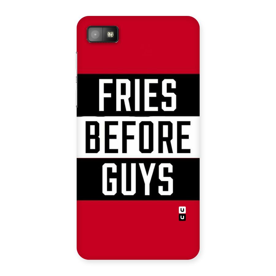 Fries Love Stripes Back Case for Blackberry Z10