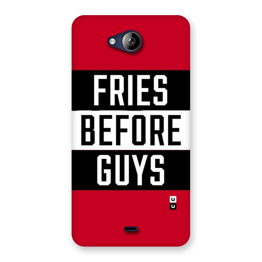 Fries Love Stripes Back Case for Canvas Play Q355