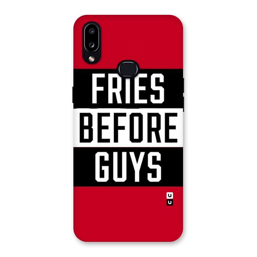 Fries Love Stripes Back Case for Galaxy A10s