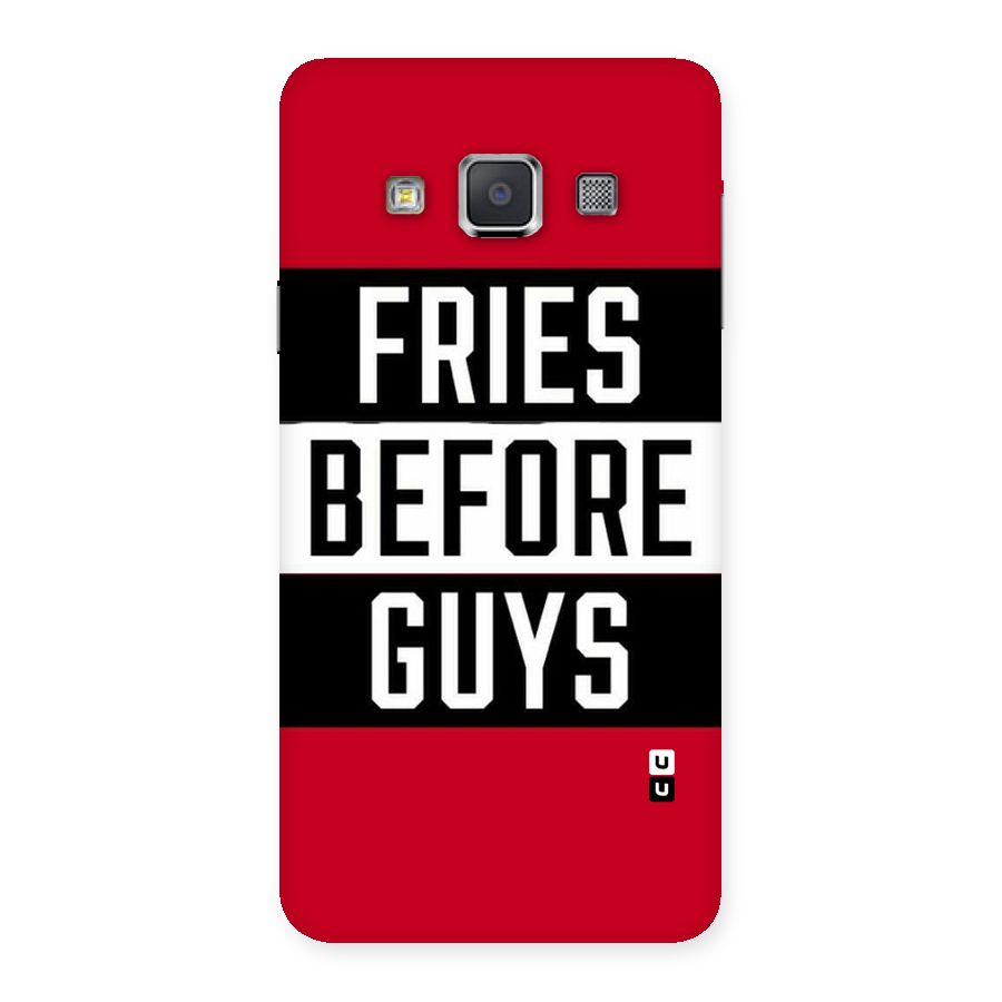 Fries Love Stripes Back Case for Galaxy A3