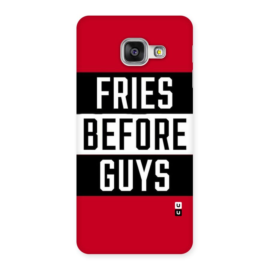Fries Love Stripes Back Case for Galaxy A3 2016