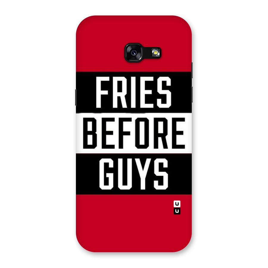 Fries Love Stripes Back Case for Galaxy A5 2017