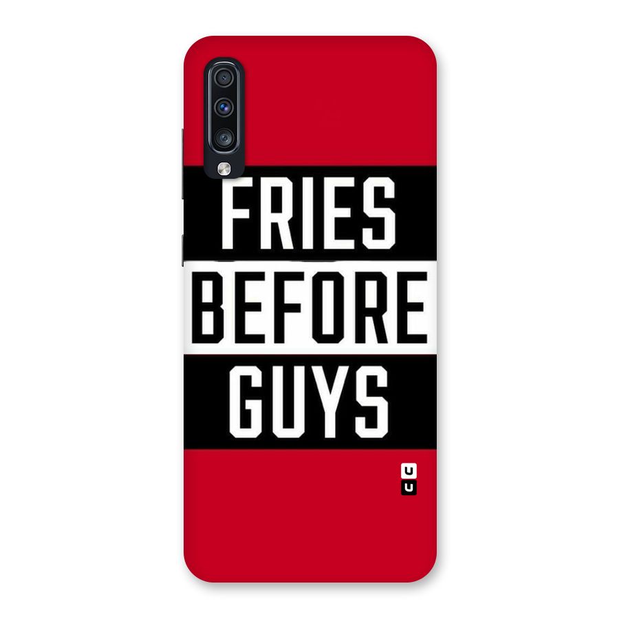 Fries Love Stripes Back Case for Galaxy A70