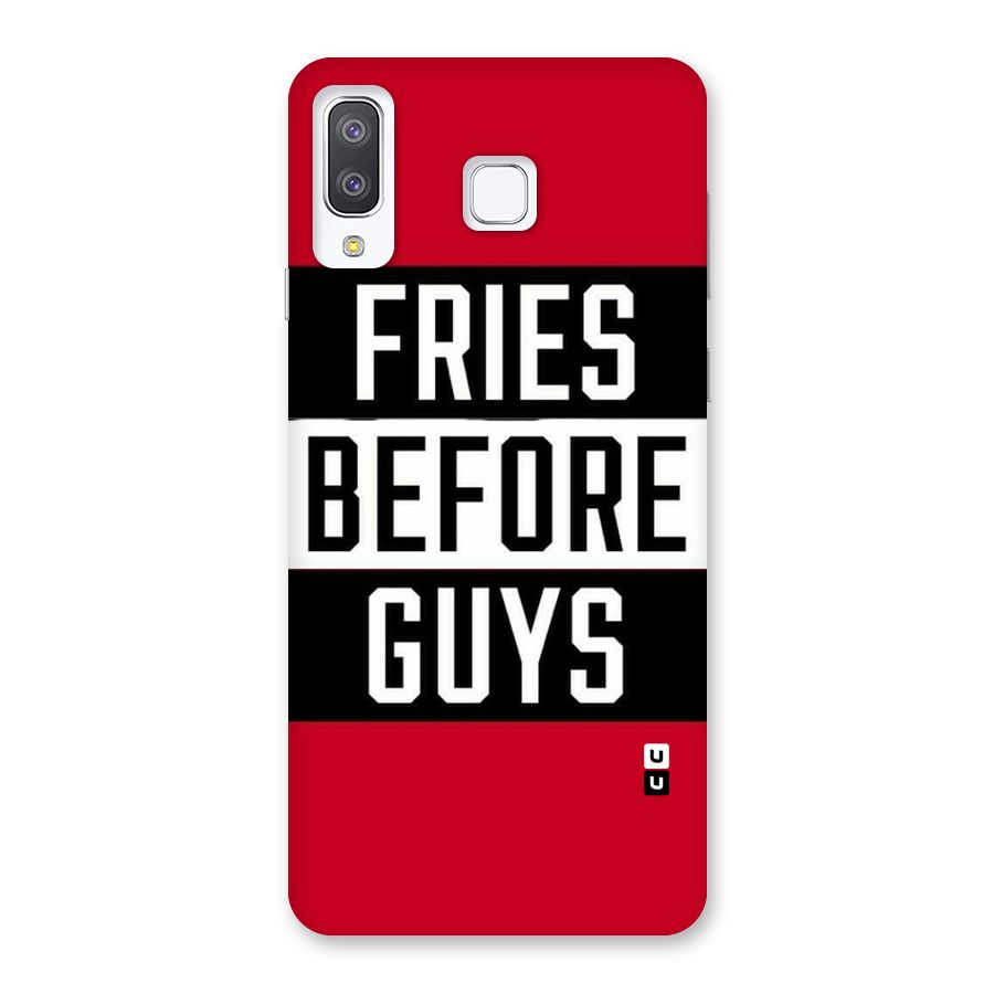 Fries Love Stripes Back Case for Galaxy A8 Star