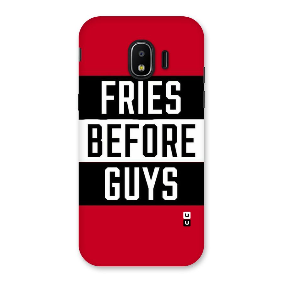 Fries Love Stripes Back Case for Galaxy J2 Pro 2018