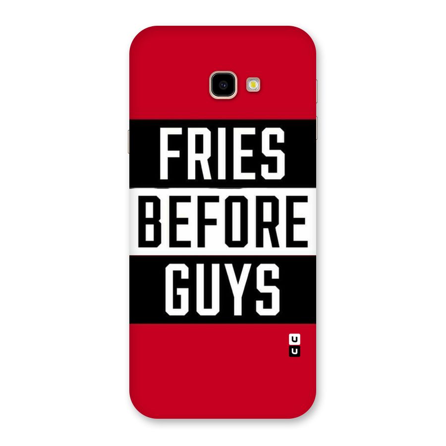 Fries Love Stripes Back Case for Galaxy J4 Plus