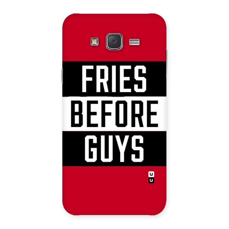 Fries Love Stripes Back Case for Galaxy J7