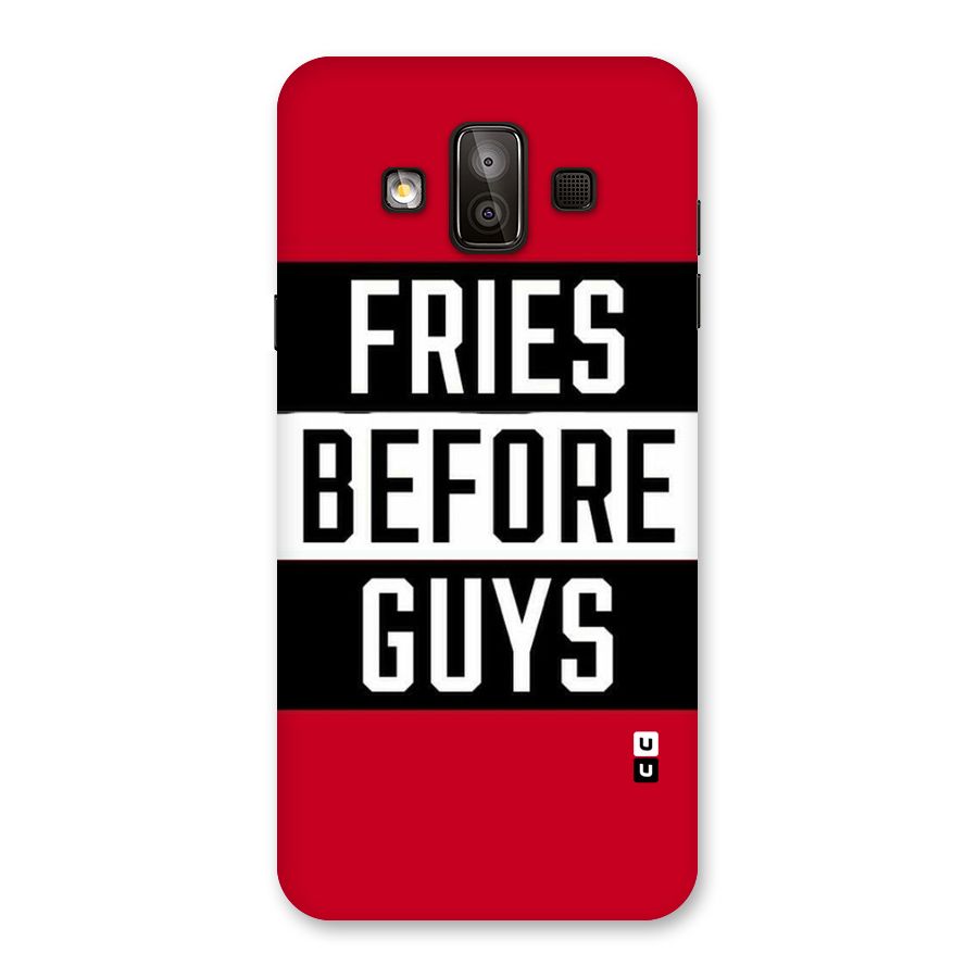 Fries Love Stripes Back Case for Galaxy J7 Duo