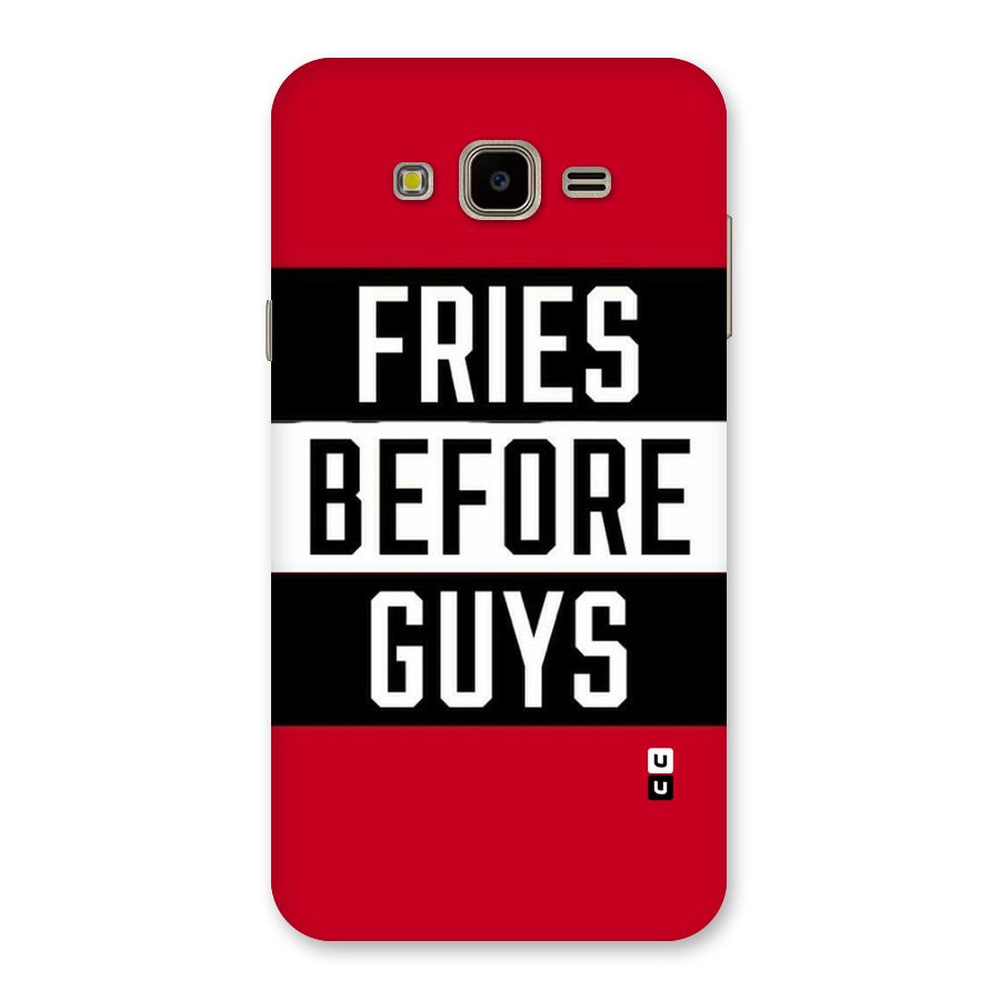 Fries Love Stripes Back Case for Galaxy J7 Nxt