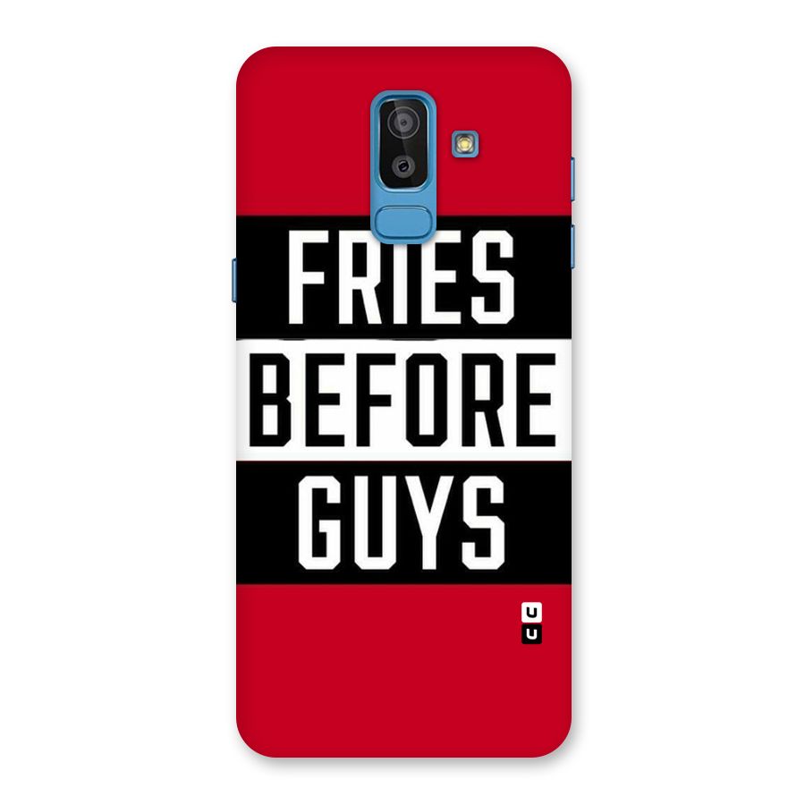 Fries Love Stripes Back Case for Galaxy J8