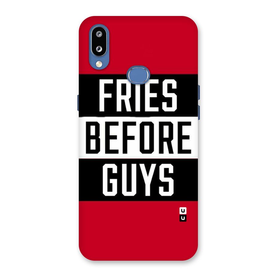Fries Love Stripes Back Case for Galaxy M01s