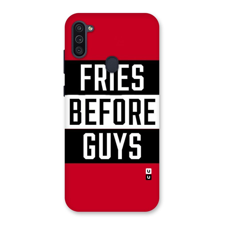 Fries Love Stripes Back Case for Galaxy M11