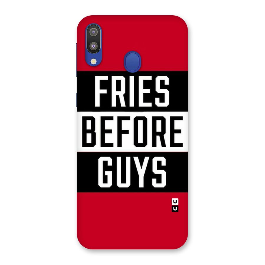 Fries Love Stripes Back Case for Galaxy M20