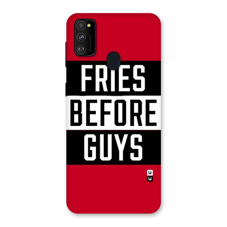 Fries Love Stripes Back Case for Galaxy M30s