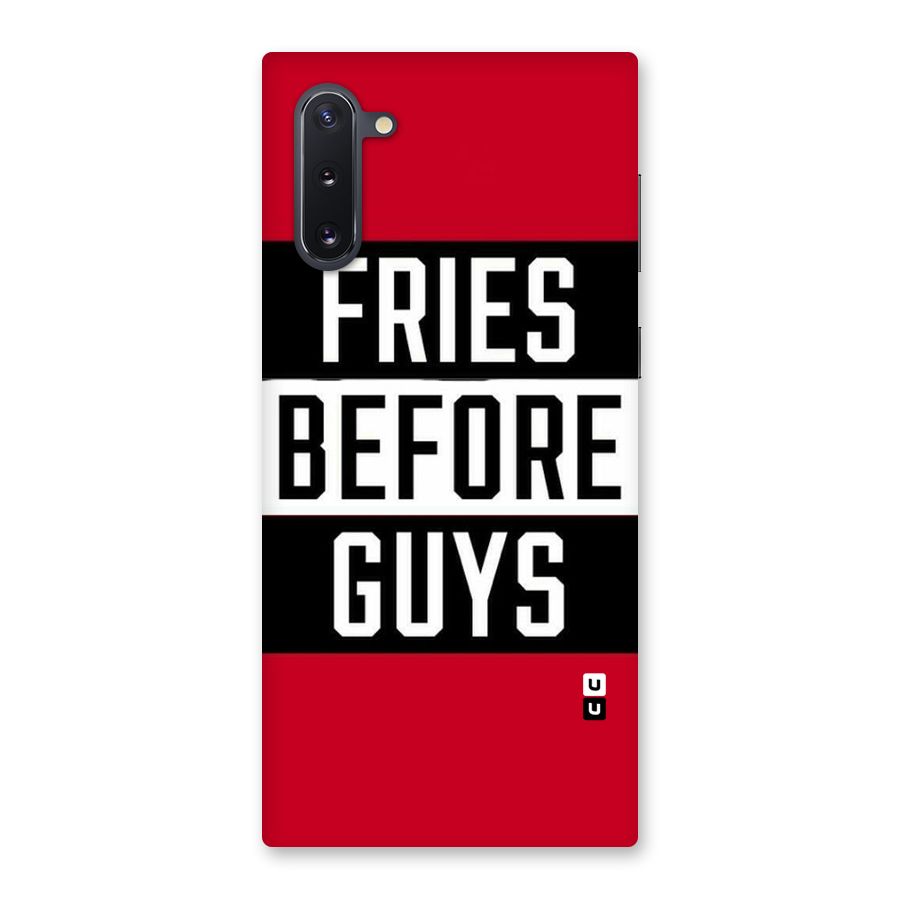 Fries Love Stripes Back Case for Galaxy Note 10
