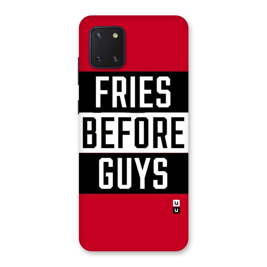 Fries Love Stripes Back Case for Galaxy Note 10 Lite