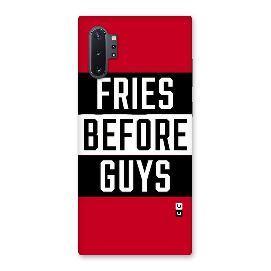 Fries Love Stripes Back Case for Galaxy Note 10 Plus