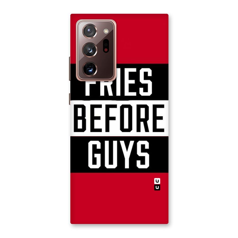 Fries Love Stripes Back Case for Galaxy Note 20 Ultra