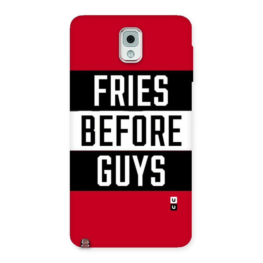 Fries Love Stripes Back Case for Galaxy Note 3