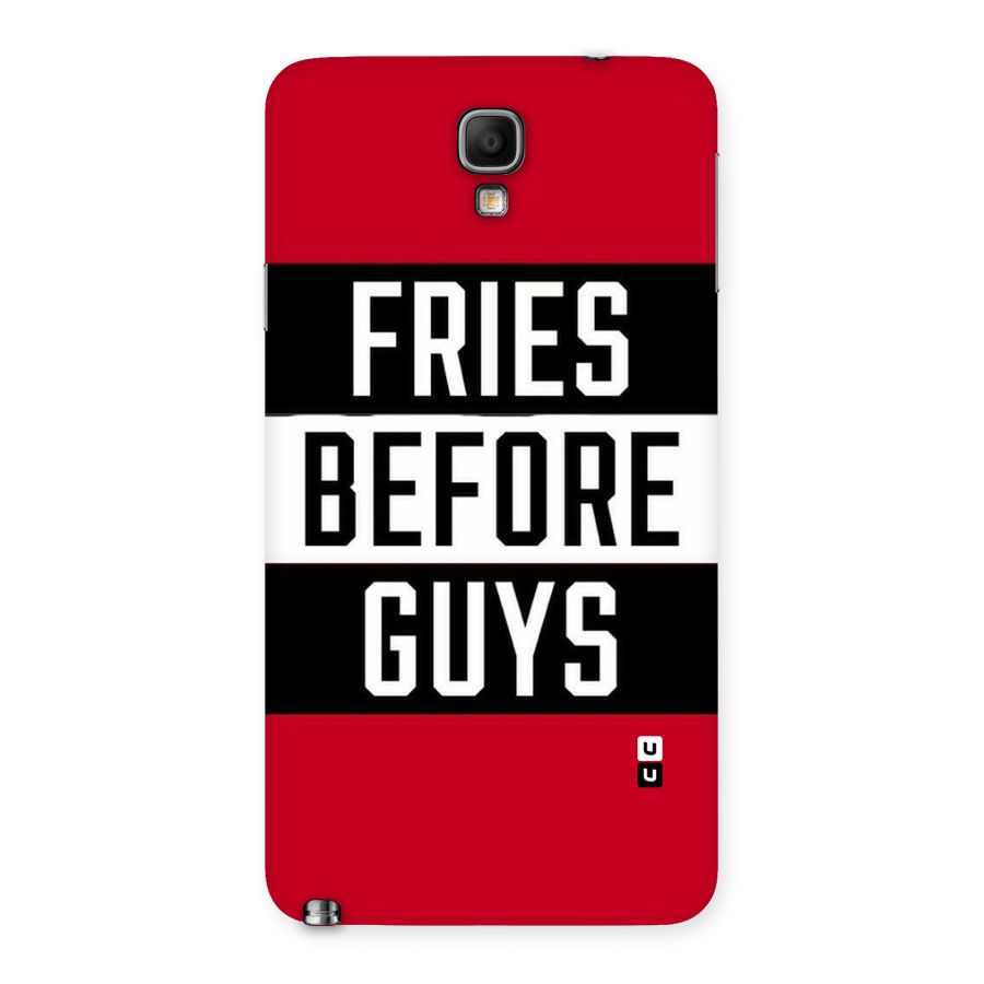 Fries Love Stripes Back Case for Galaxy Note 3 Neo