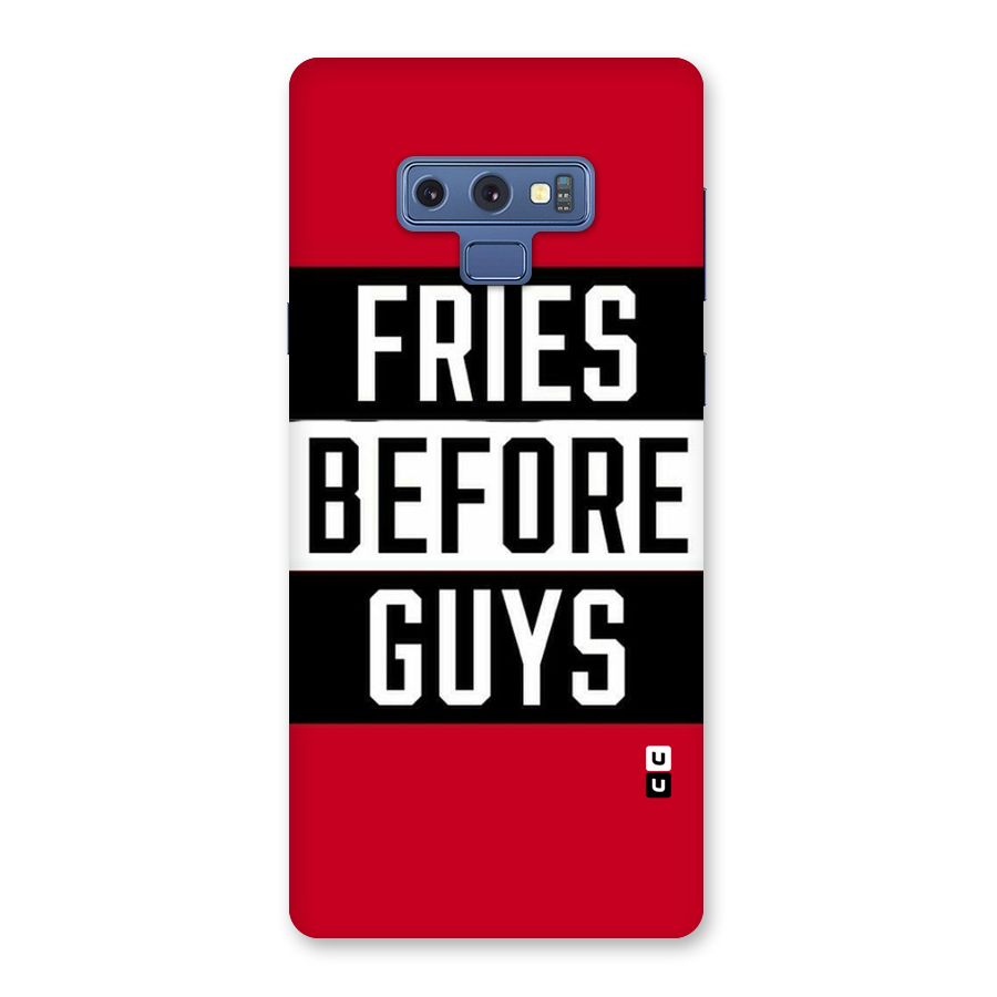 Fries Love Stripes Back Case for Galaxy Note 9