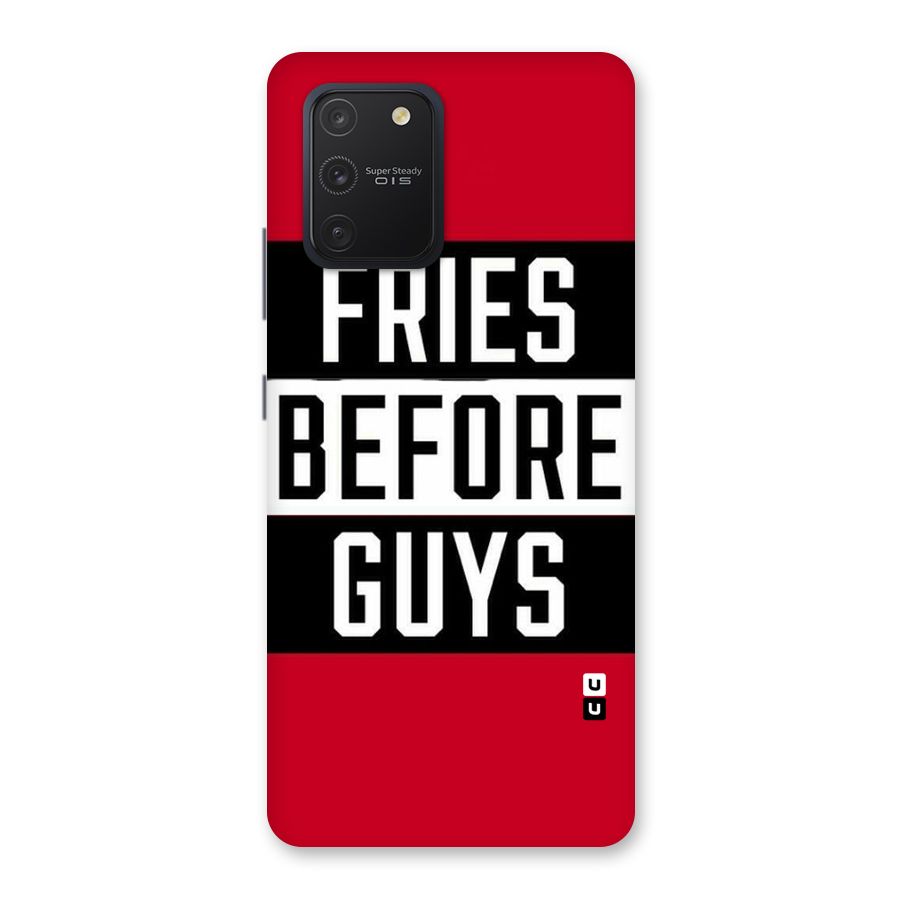Fries Love Stripes Back Case for Galaxy S10 Lite