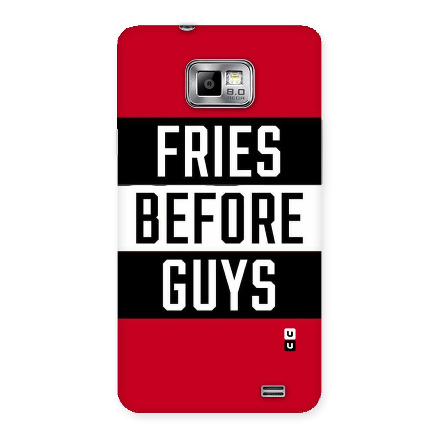 Fries Love Stripes Back Case for Galaxy S2