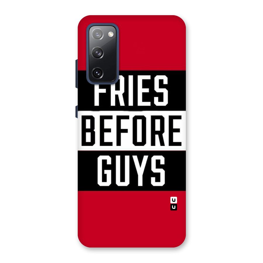 Fries Love Stripes Back Case for Galaxy S20 FE